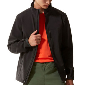 New design 100% Polyester woven fabric softshell <b>jacket</b> Colorblock stand collar <b>thin</b> waterproof softshell outdoor <b>men</b> <b>jacket</b> - Product Image 1