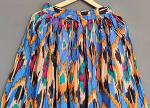 เดรส Maxi ผ้าฝ้ายระบายอากาศพิมพ์ลายดอกไม้สำหรับเด็กผู้หญิงชุดชายหาดเอวธรรมชาติกระโปรงยาว - Product Image 2