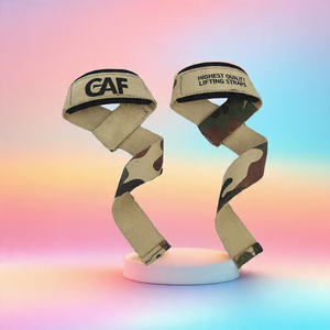 Bracelet de poignet de fitness personnalisé GAF avec logo, vente en gros, coton, sangles de musculation, ceinture de musculation pour l'entraînement - Product Image 1