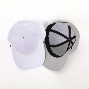 Global Supply Water Resistance Golf Hat Custom Embroidery Patch Logo Twisted Rope 5 Panel Laser Cut Holes <b>Cap</b> Injae Vina Golf VN - Product Image 5