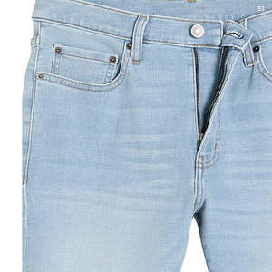 Pantalones vaqueros cortos azules personalizados a la moda para hombre, ropa de marca, pantalones cortos de verano hechos en Pakistán, pantalones cortos para hombre - Product Image 5