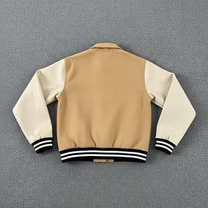 Chaquetas Varsity de Béisbol Casuales para Hombre con Logotipo Personalizado OEM, Estilo Vintage, Reversibles con Mangas Bordadas en Chenilla - Product Image 5