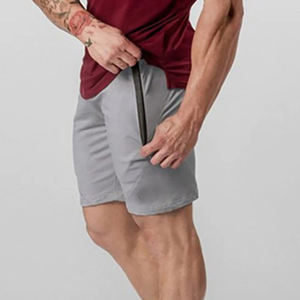 Pantalones cortos deportivos para gimnasio, logotipo personalizado de alta calidad, pantalones cortos deportivos de talla grande para hombre, ropa de calle, pantalones cortos para hombre, logotipo personalizado - Product Image 3