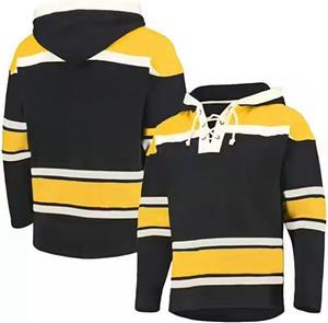 Custom Sublimation Printed Ice Hockey Jersey Pullover Hoodie 100% Polyester Padded Waterproof High Quality Hockey Apparel Custom - Product Image 3