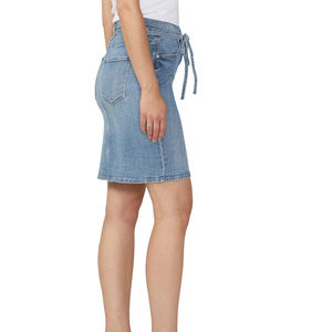 Light Weight Custom <b>Denim</b> Material Made Women Slim Fit <b>Skirt</b> 2025 Custom Drawstring Closure Women <b>Skirt</b> OEM Serviced - Product Image 6
