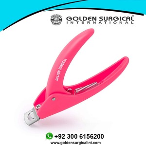 Cortador de Uñas Postizas, Recortador de Puntas de Uñas |   Cortadores de Uñas Acrílicas |   Cortaúñas Artificial, Lima para Callos, Recubierto de Color Rosa - Product Image 3