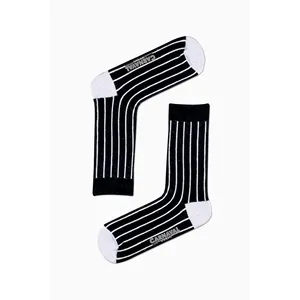 CARNAVAL Crew <b>Socks</b> <b>Women</b> Colorful Nylon <b>White</b> Vertical Stripe Pattern Breathable Custom Logo 37-44 Size for Daily Use Summer - Product Image 1