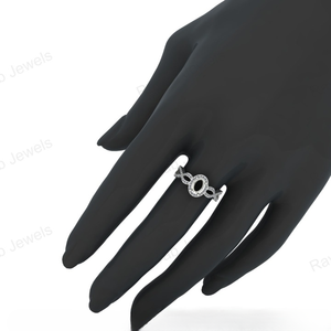 Bijouterie en argent sterling plaqué or 925 de bonne qualité à l'exportation Bijouterie ovale 8x6mm Résine semi-monture Fabricant en gros - Product Image 6