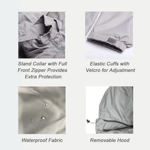 Abrigos de hombre con servicio OEM, chaqueta para correr personalizada, bombardero bordado de satén, chaqueta cortavientos de béisbol para correr para hombre - Product Image 6