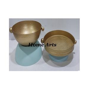 Bol de chocolats en métal de conception la plus récente bol de bonbons de dates de forme ronde de la plus haute qualité pour le fournisseur en gros - Product Image 6