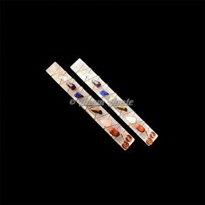 Pierre semi-précieuse artisanat de guérison 7 pierres de chakra ensemble de cabochons de sélénite pour la décoration méditation fengshui - Product Image 5