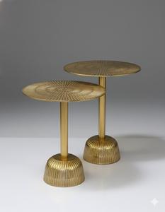 Mesa Auxiliar Clásica de Aluminio para Decoración del Hogar Tradicional y Moderna que Combina Estilo Atemporal con la Resistencia del Metal - Product Image 6