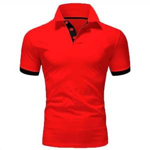 Nuevo Polo con estampado de logotipo personalizado para hombre Polo con estampado de logotipo completamente personalizado con MOQ bajo - Product Image 1