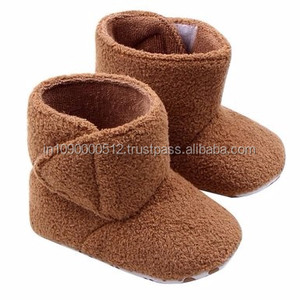 Botines de bebé recién nacido hechos a medida de diseño popular de suministro al por mayor OEM botines de bebé de algodón de color impresionante - Product Image 1