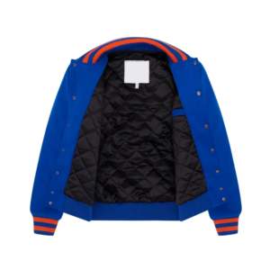 Vestes de baseball en laine en gros pour hommes aux États-Unis, logo personnalisé, design universitaire avec col, vêtements d'hiver décontractés - Product Image 5