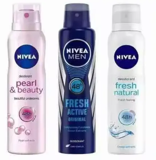 Buy good quality Nivea Men and Women Anti Perspirant Deodorant Body Spray 150ml /Original Nivea Deodorant Body Spray