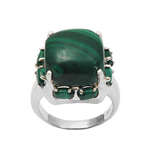 Bague en agate de dentelle bleue en argent sterling 925 massif bijoux pour hommes - Product Image 5