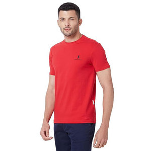 Venta al por mayor de tallas grandes camiseta de hombre 100% algodón de secado rápido patrón sólido con logotipo personalizado de impresión en blanco liso camiseta de hombre - Product Image 2
