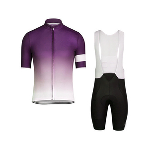 Conjunto de Maillot y Culotte de Ciclismo Unisex de Diseño Superior, con Logotipo Personalizado, Transpirable, de Malla de Seda, de Secado Rápido, que Absorbe el Sudor, de Spandex/Algodón - Product Image 3