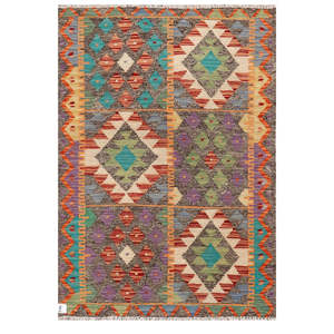 Alfombra Imaco Maimana Afganistán Kilim 152 x 105 cm, Juego de Alfombras Tradicionales - Product Image 1