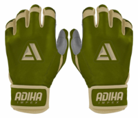 Guantes de Bateo de Béisbol/Sóftbol de Cuero Cabretta con Diseño de Logotipo Personalizado Profesional, Cierre de Gancho y Bucle Antideslizante, Ajuste Estándar