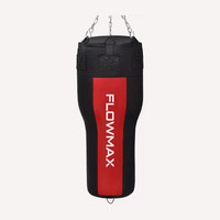 Sac de frappe lourd en cuir PU de haute qualité sac de sable d'entraînement de boxe logo personnalisé sac suspendu Kickboxing MMA