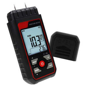 Medidor de Humedad Digital Tipo Pin Directo de Fábrica con Alarma de Color y Pines Reemplazables para Madera, Materiales de Construcción - Product Image 1
