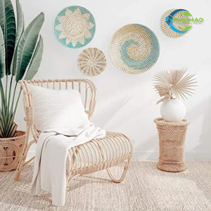 DÉCOR DE PANIER MURAL SUSPENDU Fait à la main durable traditionnel Matériau naturel et de bonne qualité pour les maisons soucieuses de l'environnement - Product Image 4
