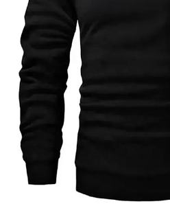 Ropa personalizada para hombre, sudadera de algodón con cuello redondo, logotipo en blanco, comodidad cálida, alta calidad, venta al por mayor, sudadera con estampado de peso ligero - Product Image 5