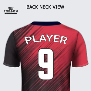 Camiseta de fútbol de poliéster 100% de alta calidad con logotipo de serigrafía personalizado y uniforme de fútbol de calidad al por mayor de fábrica - Product Image 3