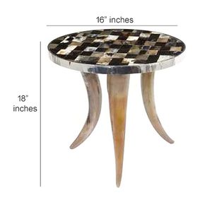 Elegant Handmade Natural Buffalo Horn <b>Coffee</b> <b>Table</b> With Smooth Polished Surface For Modern Living Room Decor At <b>Cheapest</b> Price - Product Image 4