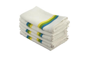 Quick-Dry 100% Recycled Cotton Herring Bone Woven Kitchen <b>Towel</b> - Product Image 3