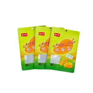 OEM Supplier Stand Up Plastic Dry Fruit Zipper Lock Seal Resealable Food Bags Pouches With Window