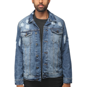 Nouveautés Vestes en jean pour hommes High Street Logo imprimé personnalisé Jeans pour hommes, chauds pour l'hiver et l'extérieur, dernier design à la mode - Product Image 1