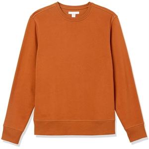 เสื้อสเวตเชิ้ตคอกลมผ้าฝ้ายฟลีซคุณภาพสูง 100% สีพื้น สไตล์วินเทจสำหรับฤดูหนาว เสื้อฮู้ดดี้สตรีทแวร์สำหรับผู้ชาย - Product Image 3