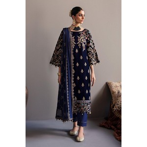 Nueva llegada precio al por mayor bordado pesado señoras vestidos de fiesta transpirable Shalwar Kameez vestidos de mujer - Product Image 1