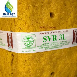 SVR3L - 00206 - SVR 3L (TSR 3L) Bandas de materias primas Industrial Vietnam Amarillo Natural 170mm Altura Caucho estándar para neumáticos