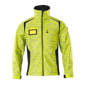 Chaqueta Softshell de Seguridad para Hombre, Cinta Reflectante, Alta Visibilidad, Fluorescente, Personalizada, Precio al por Mayor, Chaquetas Softshell para Hombre - Product Image 2