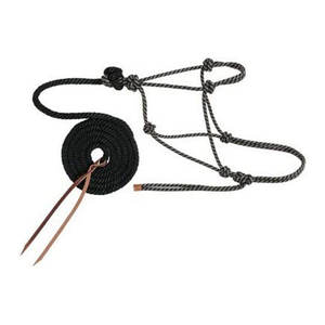 Premium Diamond Braid Rope Halter and Lead Set Durable Ajuste ajustable Caballos Heavy Duty Training Handling Tack Gear Ecuestre - Product Image 2