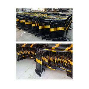 Barrières de contrôle de foule en acier galvanisé de haute qualité, style français, pour vélos, barricades temporaires pour festivals - Product Image 5