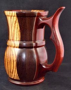 Decoración Taza de madera de alta calidad Taza de madera grabada para cerveza y vino Beber de proveedor indio para exportación a granel - Product Image 3