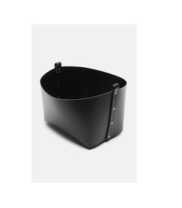 Cesta de lujo de diseño negro mate de Metal decoración del hogar almacenamiento sala de estar cesta nuevo diseño para ropa - Product Image 6