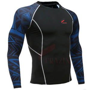 Spandex Sublimado MMA Rash Guard Digital Impreso Rush Guard Traje de baño de manga larga Rash Guard - Product Image 6