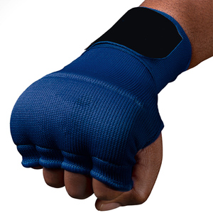 ถุงมือมวยสีดำสีเหลืองด้านในแบบยืดหยุ่นสำหรับป้องกันข้อมือถุงมือเล่นกีฬาพิมพ์โลโก้ได้ตามต้องการ - Product Image 2