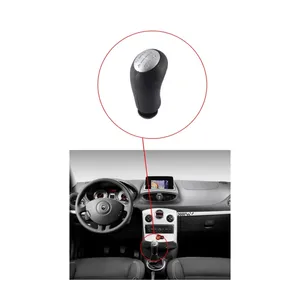 Kaya Plastik KR-529 Leather <b>Gear</b> Shift <b>Knob</b> for Megane 2 Logan 5/6 Speed OE 8200379950 Turkey - Product Image 3