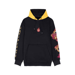 300-600Gsm Hombres de alta calidad Puff Impresión Algodón Fleece Personalizado Peso pesado Sudadera con capucha de gran tamaño Popular - Product Image 1