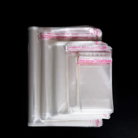 Sacs en plastique transparents personnalisés en OPP, auto-adhésifs, pour vêtements, bonbons, fruits, petits objets, pochettes en PE, CPE, auto-scellantes