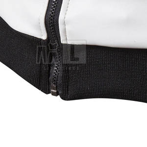 เสื้อแจ็คเก็ตหนังวัวแฟชั่นใหม่สำหรับผู้ชาย น้ำหนักเบา สวมใส่สบาย ระบายอากาศได้ดี เป็นมิตรกับสิ่งแวดล้อม กันลม มีโลโก้ด้านหน้า - Product Image 4