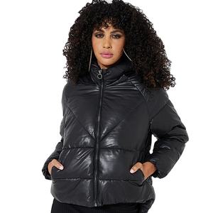 Chaquetas de Invierno para Mujer al por Mayor, Personalizadas, Estilo Urbano, 100% Poliéster y Nailon, Cálidas, con Bolsillos Laterales - Product Image 4