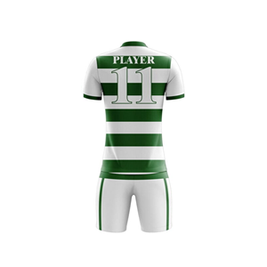 Uniforme de Fútbol Personalizable al por Mayor de Alta Calidad, Conjunto de Ropa Deportiva 100% Poliéster para Adultos Unisex - Product Image 1